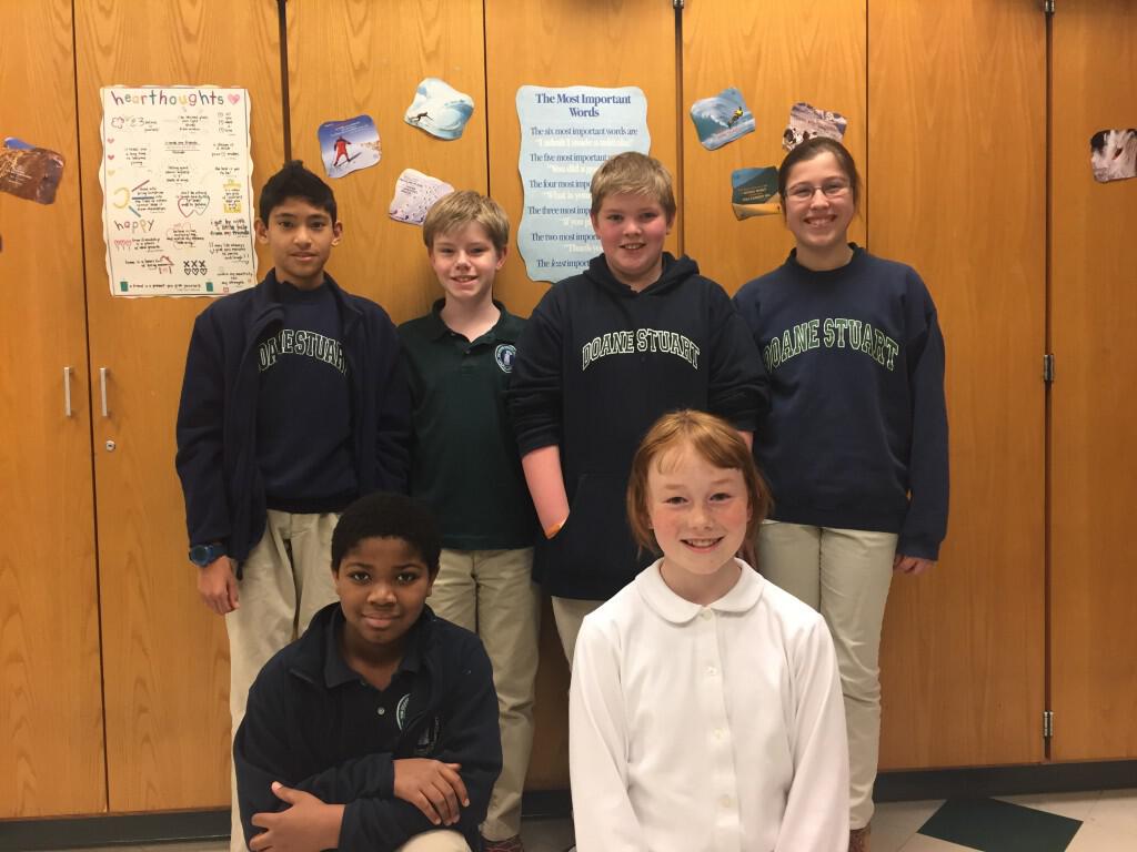 Six to Represent Middle School at Joseph Henry Science Fair - Doane Stuart